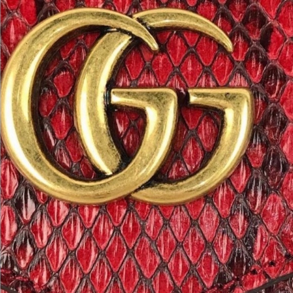 GUCCI/Thiara/Red & Cognac/Envelope/Bag/NWT - Picture 6 of 8